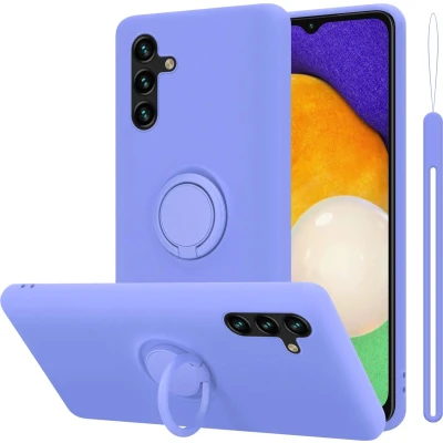 Afbeelding van Cadorabo Hoesje geschikt voor Samsung Galaxy A13 5G in LIQUID LICHT PAARS Beschermhoes van TPU silicone Case Cover met