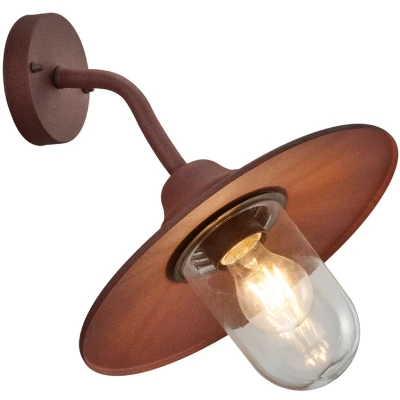 Afbeelding van TRIO BRENTA Wandlamp Roestkleur excl. 1x E27 40W Buitenlverlichting IP44
