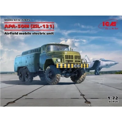 Afbeelding van 1:72 ICM 72815 APA 50M(ZiL 131) Airfield Mobile Electric Unit Plastic Modelbouwpakket