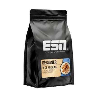 Afbeelding van ESN Instant Rice Pudding, 3000 g, 6.6 lbs, Rijstmeel voor Ricepudding Geen Toegevoegde Suikers Ondersteunt Energievoorziening Tijdens Spieropbouw, Gemaakt in Duitsland, Laboratorium Getest