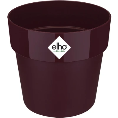 Afbeelding van Elho B.for Original Rond 18 Bloempot voor Binnen 100% Gerecycled Plastic Ø 18.0 x H 16.5 cm Moerbei Paars