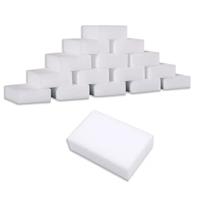 Afbeelding van Magische sponzen reinigingsgum, 50 stuks melamine spons schuimpads, multifunctionele huishoudelijke reiniging keuken schotel voor meubels, badkamer, bad, gootsteen, vloer, plint, muur reiniger
