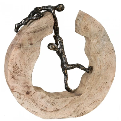 Afbeelding van Gilde Sculptuur in hout &#039;Teamwork&#039;
