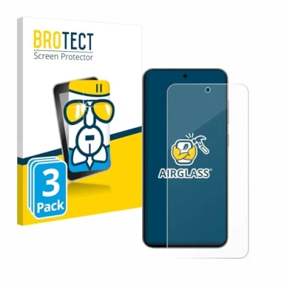 Afbeelding van BROTECT Glas Screen Protector voor Samsung Galaxy S24 FE (3 Stuks) Schermbeschermer [9H Hardheid, Beschermglas Folie niet Gehard Glas]