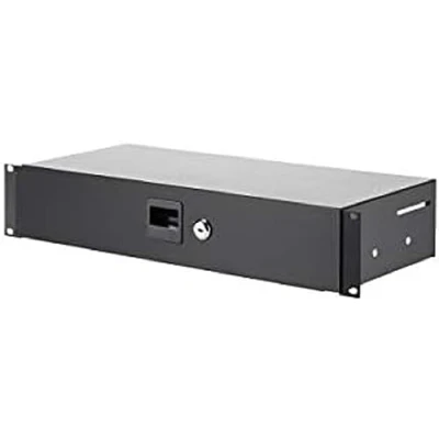 Afbeelding van 19&quot; rack lade 2 HE staal met 200 mm diepte