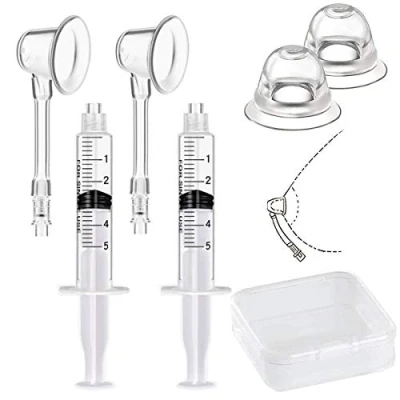 Afbeelding van Gipizi Tepelzuiger 2 sets Aspirator Corrector, Tepel Sukkels Tepelcorrectie Nippeltrekker Voor Omgekeerde Tepels, Platte En Ingetrokken Tepels