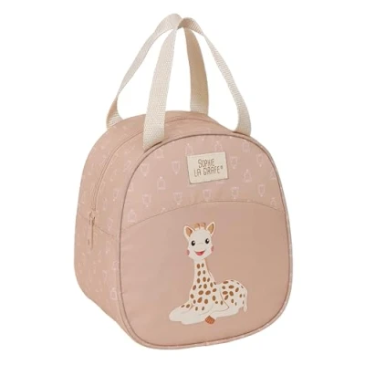 Afbeelding van Koeltas Sophie la Girafe Beige 19 x 22 14 cm