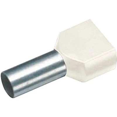 Afbeelding van Vogt Verbindungstechnik 470914D Dubbele adereindhulzen 16 mm² Deels geïsoleerd Ivoor 100 stuk(s)