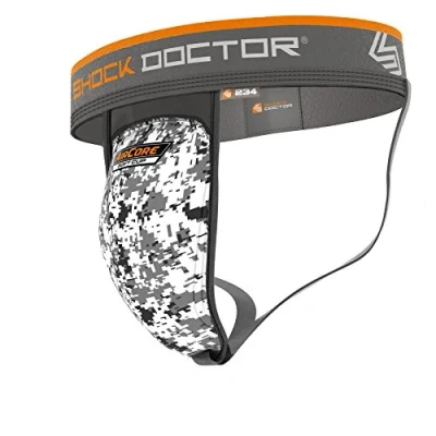 Afbeelding van Shock Doctor AirCore Soft Cup Supporter voor heren, XXL, wit