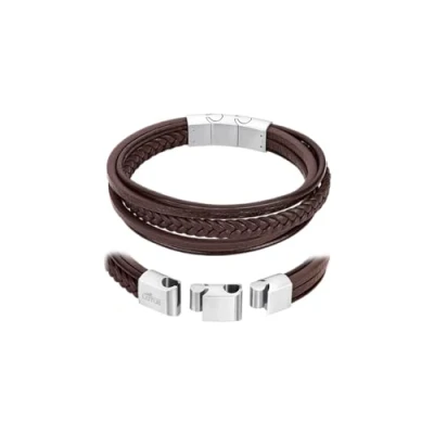Afbeelding van Lotus style heren leer armband LS2051 2/1