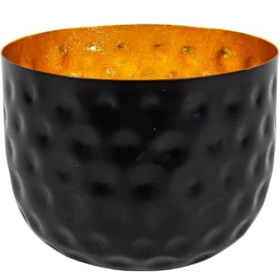 Afbeelding van Gadgy Waxinelichthouder Rond Theelichthouders Sfeerverlichting binnen Kaarsenhouder voor Waxinelichten 16x12 cm