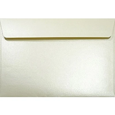 Afbeelding van Netuno 25 enveloppen Majestic Candelight Cream parelmoer crème hoge kwaliteit C5 162x229mm voor bruiloft verjaardag doop kerstuitnodigingen