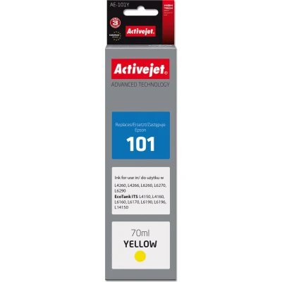 Afbeelding van Activejet Originele inktcartridge AE 101Y, geel
