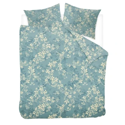 Afbeelding van Ivorlyn Albany Dekbedovertrek Tweepersoons 200x200/220 cm Mineral blue