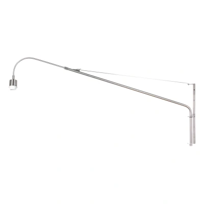 Afbeelding van Steinhauer Elegant classy Wandlamp Chroom + Geborsteld staal 2574ST