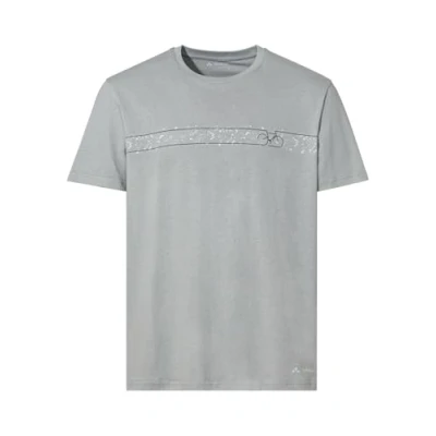 Afbeelding van Vaude ME Cyclist Tshirt print, Heren, Maat: Small, Pigeon grey
