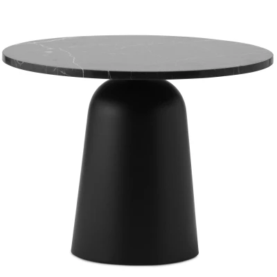 Afbeelding van Normann Copenhagen Turn Table Marble Bijzettafel Black