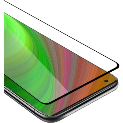 Afbeelding van Cadorabo Screenprotector geschikt voor OnePlus Nord N10 5G Volledig scherm pantserfolie Beschermfolie in TRANSPARANT met ZWART Gehard (Tempered) display beschermglas 9H hardheid 3D Touch