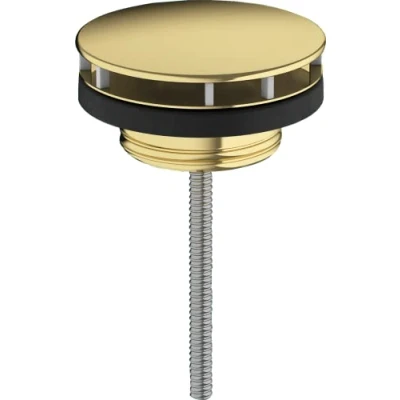 Afbeelding van Hansgrohe afvoerplug voor wastafel zonder overloop Polished Gold