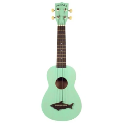 Afbeelding van Kala Makala Surf Green Shark sopraanukelele (MK SS/GRN)