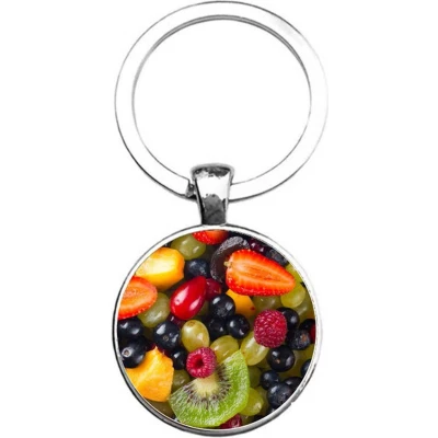 Afbeelding van Sleutelhanger Glas Fruit