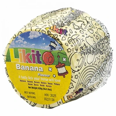 Afbeelding van Likit Liksteen 650gr banaan One Size Geel