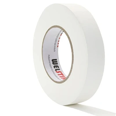 Afbeelding van WELSTIK Dunne Gaff Tape 25MM*30.2M Gaffa Matte Doek Tape, Wit