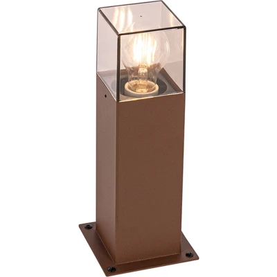 Afbeelding van QAZQA Industriële staande buitenlamp roestbruin 30 cm IP44 Denmark