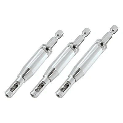 Afbeelding van Trend Quick Release 3 delige boorbit geleidingsset, snelspan 1/4 inch zeskantschacht voor gebruik in snelwisselboormachines, QR/DBG/SET