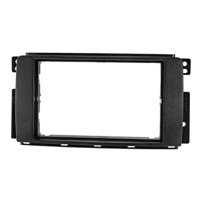 Afbeelding van tomzz Audio 2451 037 Dubbele Din Radio installatie frame geschikt voor Smart Fortwo 451, ForFour 454, zwart