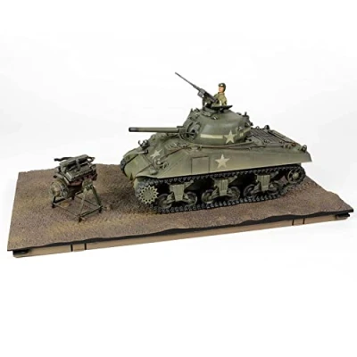 Afbeelding van Forces of Valor Waltersons MP 912131A Metal Proud U.S. Army Sherman M4A3 militaire verzameltank, gegoten olijfgroen, één maat