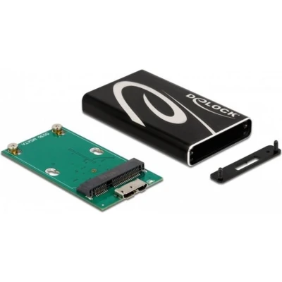 Afbeelding van Delock Externes Gehäuse SuperSpeed USB für mSATA SSD