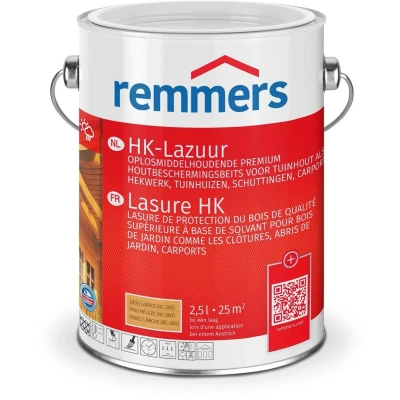 Afbeelding van Remmers HK Lazuur 2,5 liter Den/Lariks