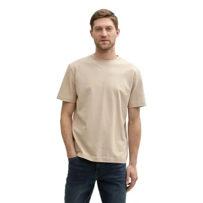 Afbeelding van TOM Tailor Tshirt basic, Heren, Maat: XXL, Cashew beige