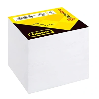 Afbeelding van Idena 10442 Notitieblok, 9 x cm, 800 vel los, wit, 1 stuk