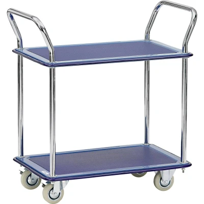 Afbeelding van fetra 3112 Etagewagen Staal Poedercoating Laadvermogen (max.): 120 kg Stralend blauw (RAL 5007)