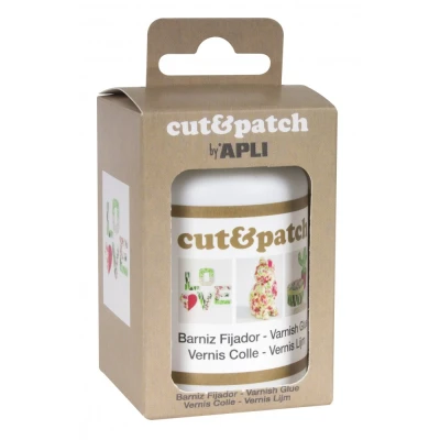 Afbeelding van Apli Vernislijm Cut &amp; Patch, Flacon Van 100 Ml Lijm
