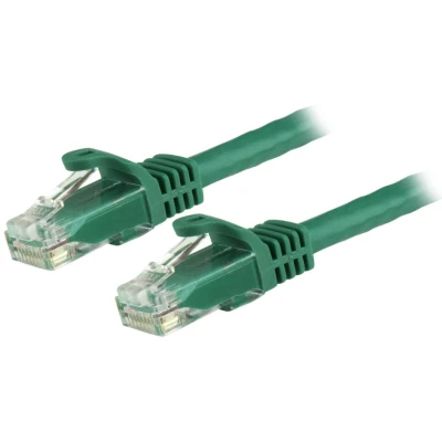 Afbeelding van StarTech 15m RJ45 UTP Cat6 Gigabit snagless netwerk kabel Groen