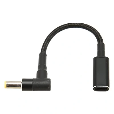 Afbeelding van Type C USB Female Input Naar DC Male 5.5x2.5mm Power PD Oplaadkabel 100W 5A 20V Laptop Oplaadadapter