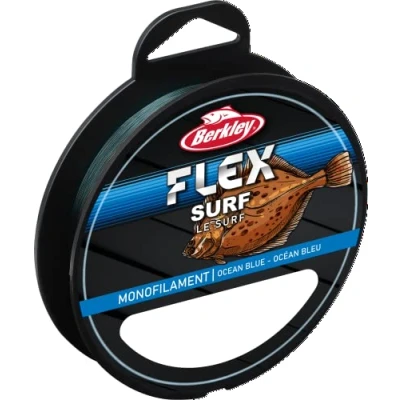 Afbeelding van Berkley Flex SS Monofilament Surf lijnen Sterk, Laag geheugen, Makkelijk te knopen, Erg schuurbestendig, Zoutwaterbestendig Perfect voor de zoutwatervisser Oceaan Blauw