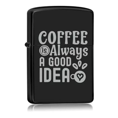 Afbeelding van Aansteker Zwart Coffee is Always A Good Idea