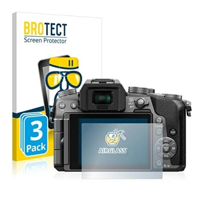 Afbeelding van BROTECT Screenprotector voor Panasonic Lumix DMC G70 Folie Beschermfolie Beschermglas transparant (3 Stuks)