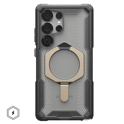 Afbeelding van Samsung Galaxy S25 Ultra MagSafe Hoesje Kunststof UAG Hardcase/Backcover Grijs Telefoonhoesje Shockproof/Valbescherming