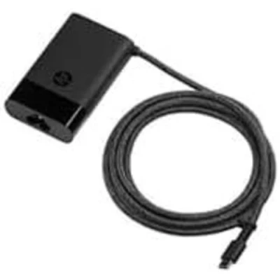 Afbeelding van HP 65 W USB C GaN laptopvoeding, compatibel met pc&#039;s poort, zwart