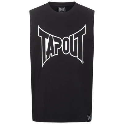 Afbeelding van Tapout ÄRMELLOSES Normale Passform Alemada Top, Heren, Maat: 3XL, Black white