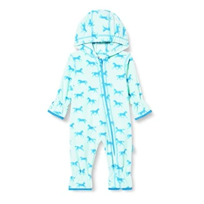 Afbeelding van Playshoes Fleece Sneeuwpak, uniseks, kinderen, De paarden, 74