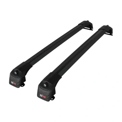 Afbeelding van Apline ACE 2 Dakdragers Compatibel met Honda CR V (MK2) 2002 2006 Auto Top Bagage Vervoerder Spoorstaven ZWART