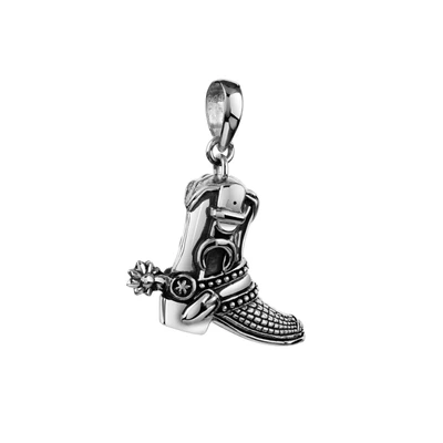 Afbeelding van KUZZOI Heren Hanger laarzen Rock in 925 Sterling Zilver