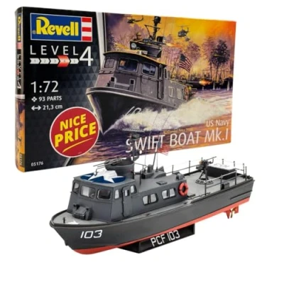 Afbeelding van 1:72 Revell 05176 US Navy SWIFT BOAT Mk.I Plastic Modelbouwpakket