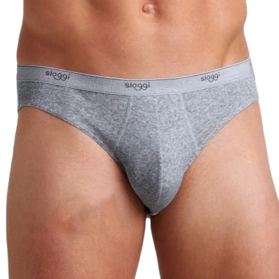 Afbeelding van 3x Sloggi basic mini heren slip grijs M onderbroek